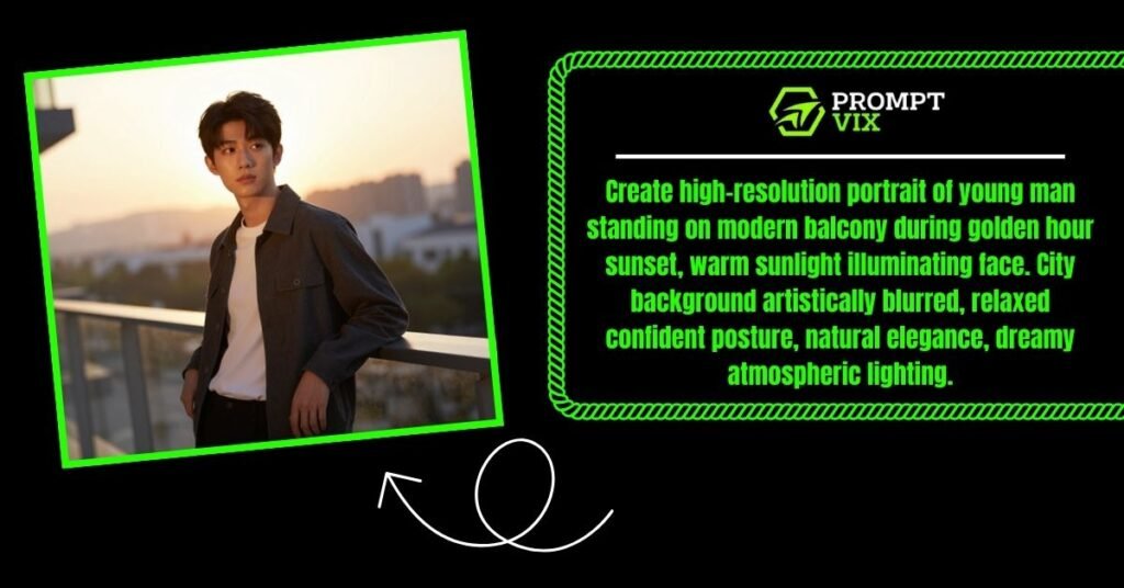 Balcony Golden Hour Portrait