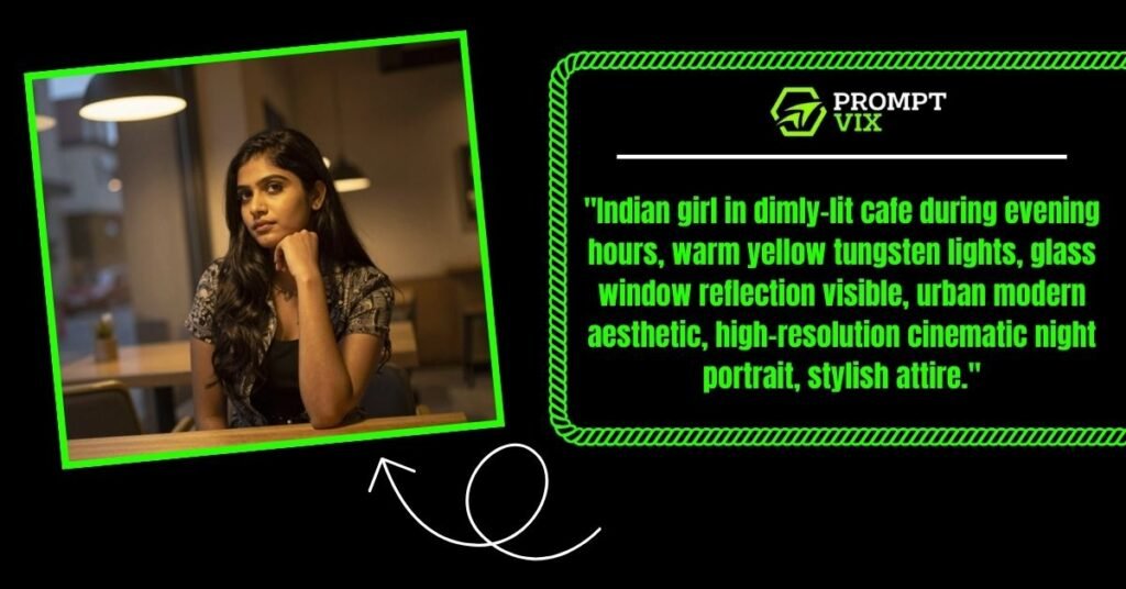 Cafe Night Mood Portrait