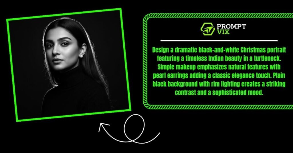 Classic Black-and-White Portrait