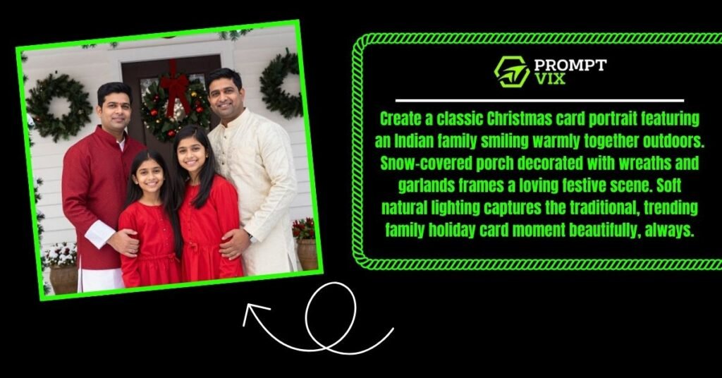 Classic Family Christmas Card