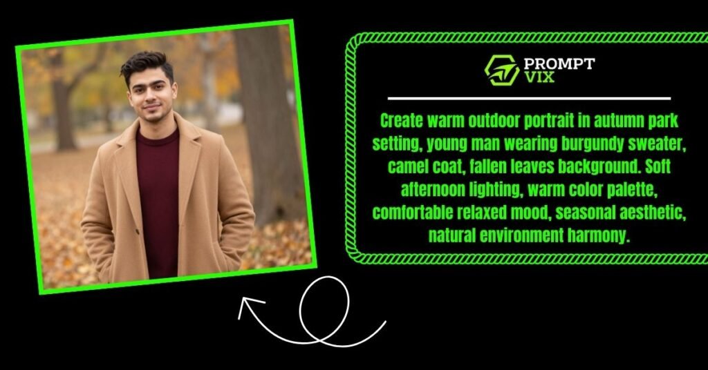 Cozy Autumn Park Portrait