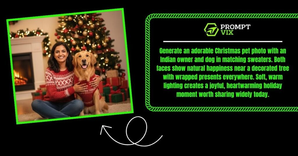 Cute Christmas Pet Photo