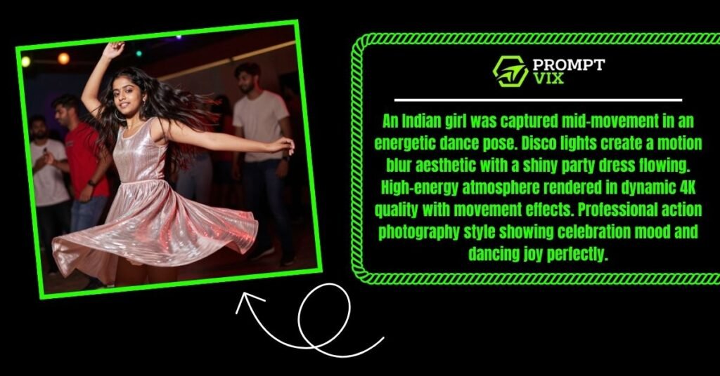 Dance Party Look with Motion Blur Effect