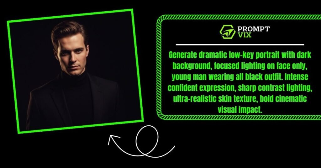 Dark Minimal Moody Portrait