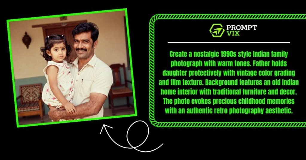 Retro Father-Daughter Memory