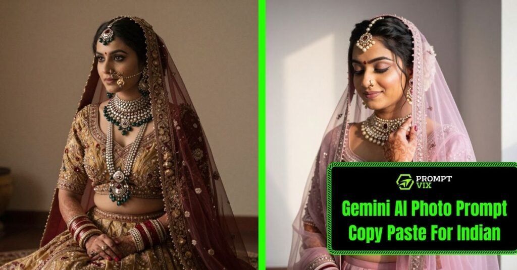 Gemini AI Photo Prompt Copy Paste for Indian Bridal