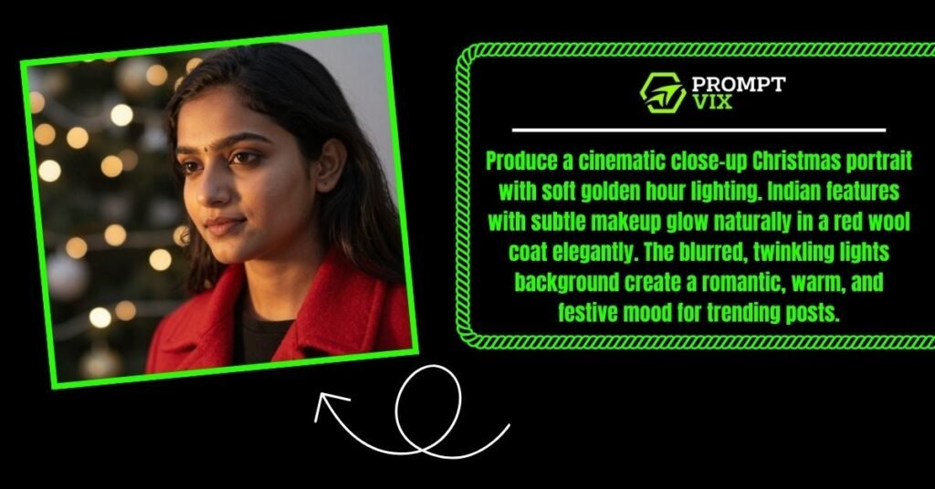 Golden Hour Christmas Close-Up