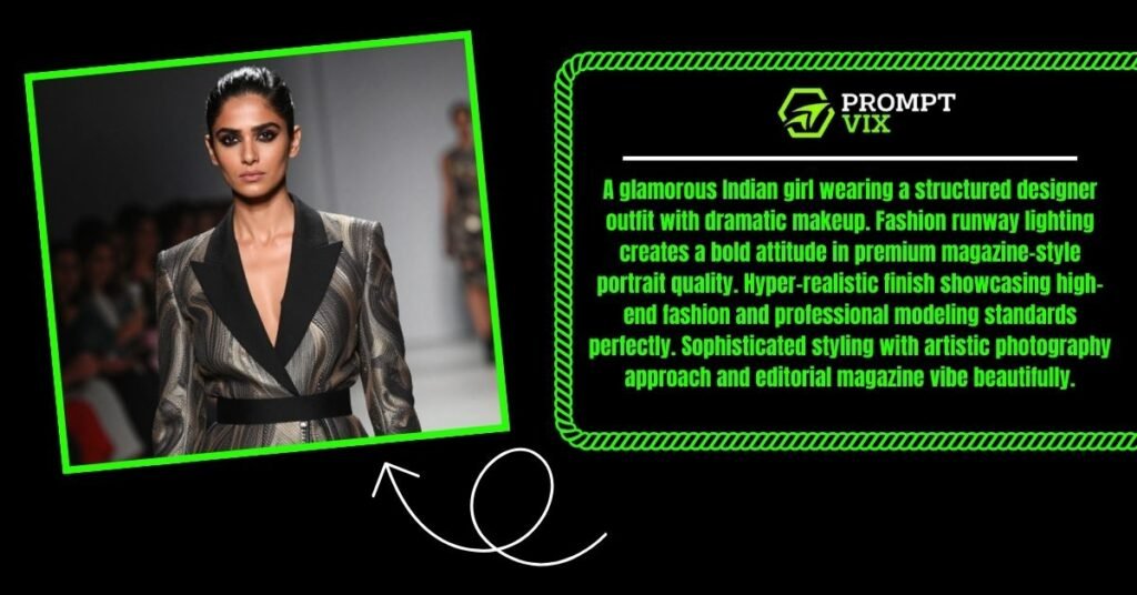 High-Fashion Party Look: Editorial Style