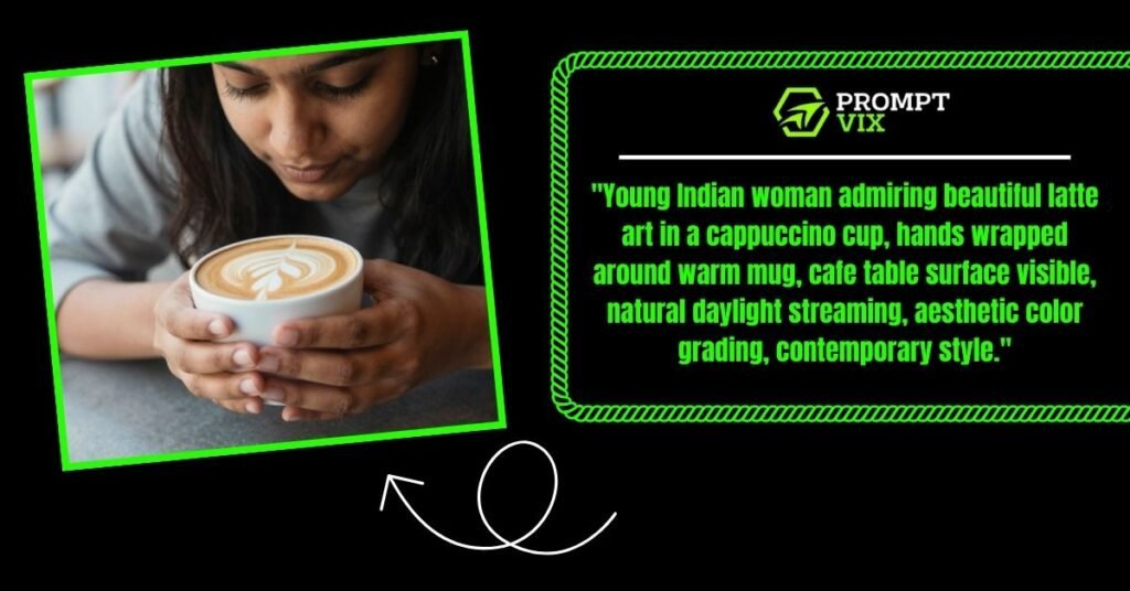 Latte Art Focus Shot