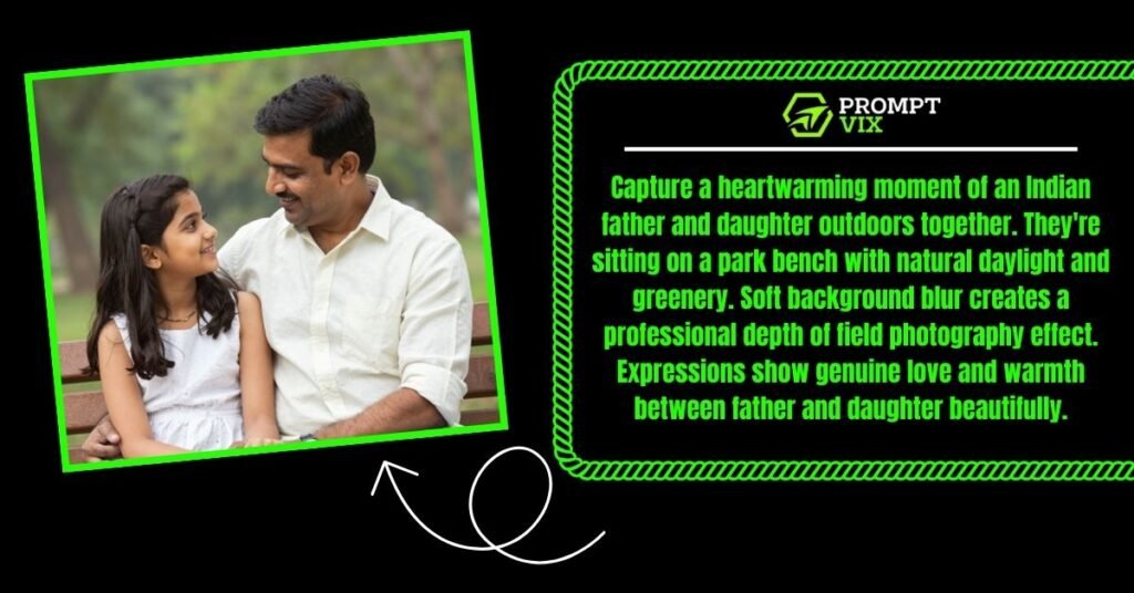 Natural Father & Daughter Portrait