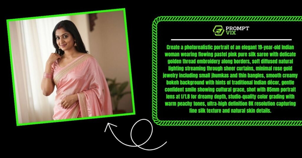 Pastel Silk Elegance Portrait