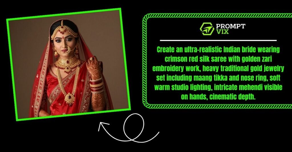 Traditional Red Bridal Saree