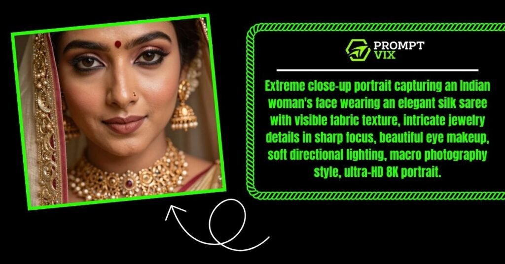 Ultra-HD Saree Close-Up Photography