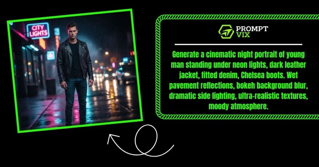 Urban Night Street Portrait