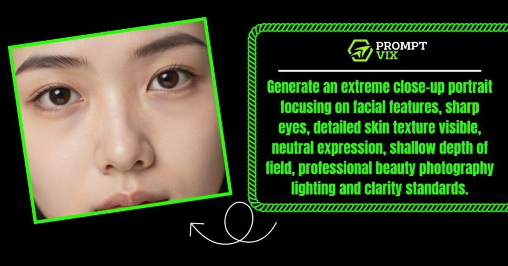 Close-Up Face Portrait