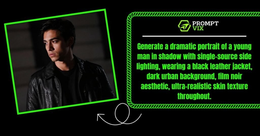 Moody Low-Light Portrait