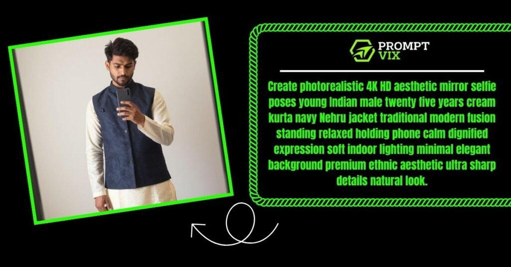 Nehru Jacket Premium Ethnic Selfie