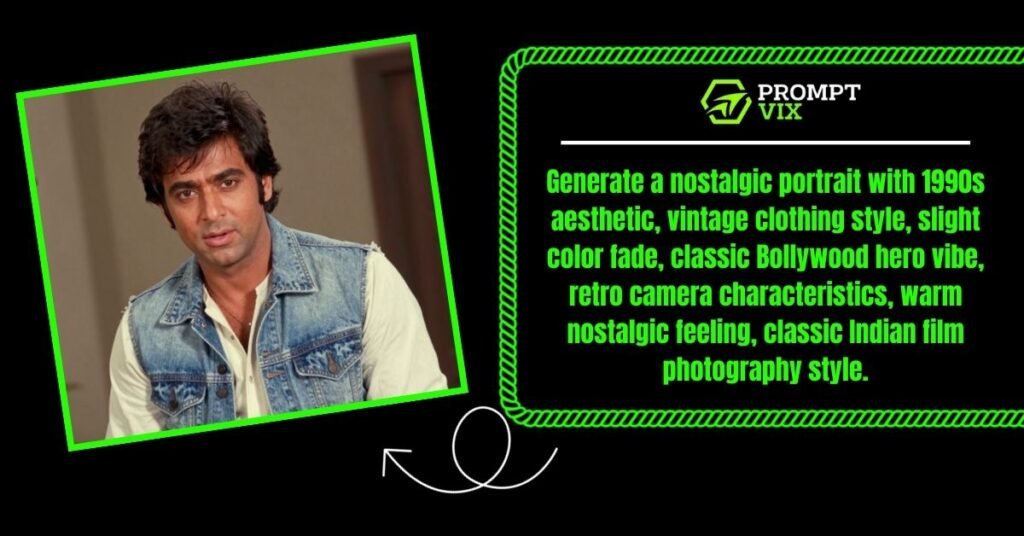 Retro 90s Vibe Portrait