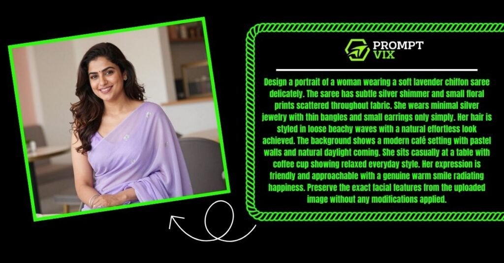 Soft Lavender Saree with Minimal Jewelry