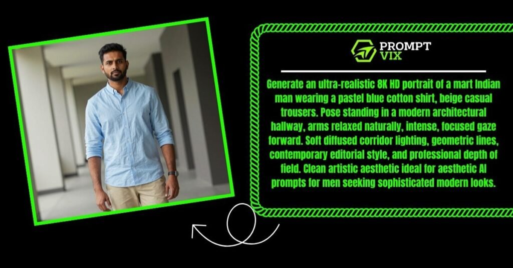 Artistic Corridor Pose