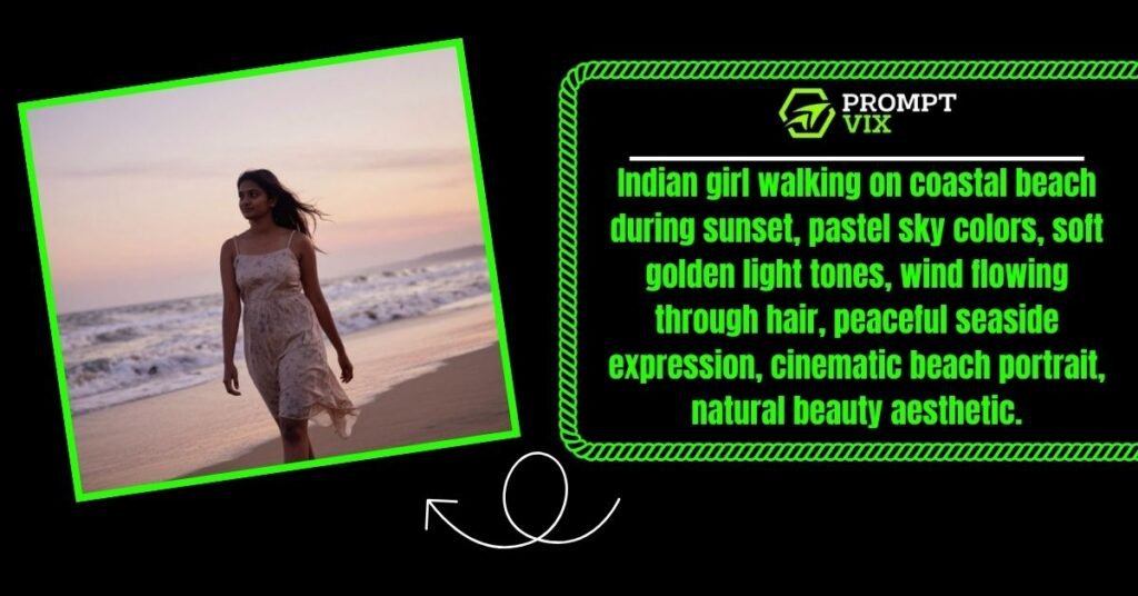 Beach Portrait: Indian Girl Aesthetic