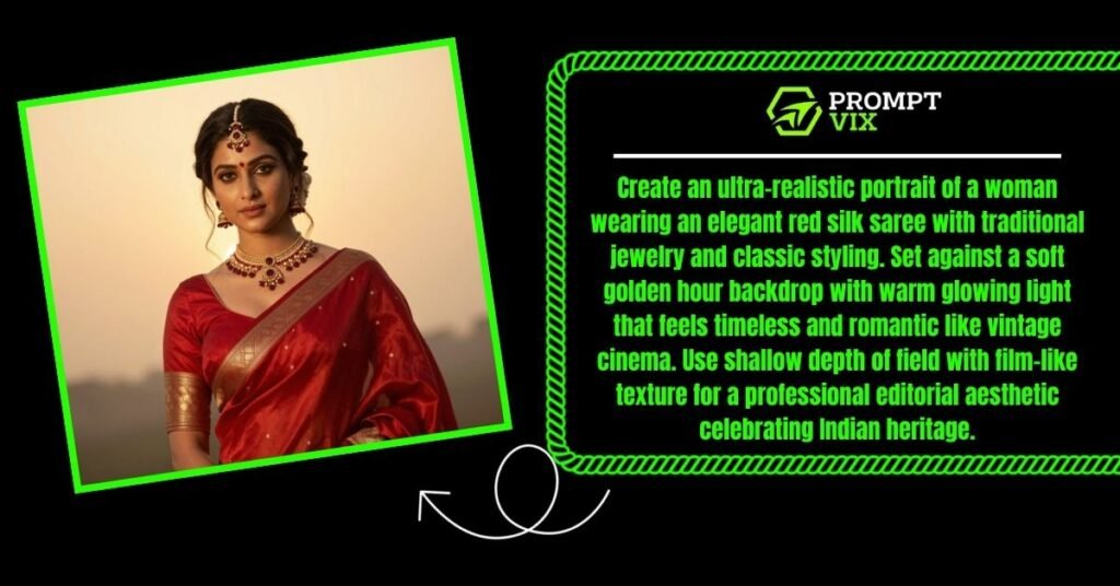 Cinematic Saree Portraits