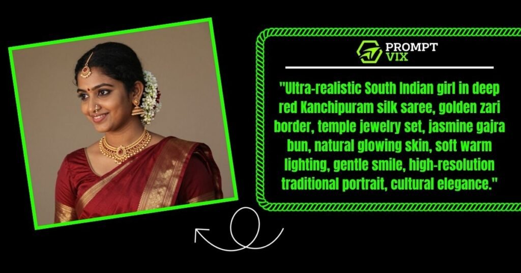 Classic Kanchipuram Saree Portrait