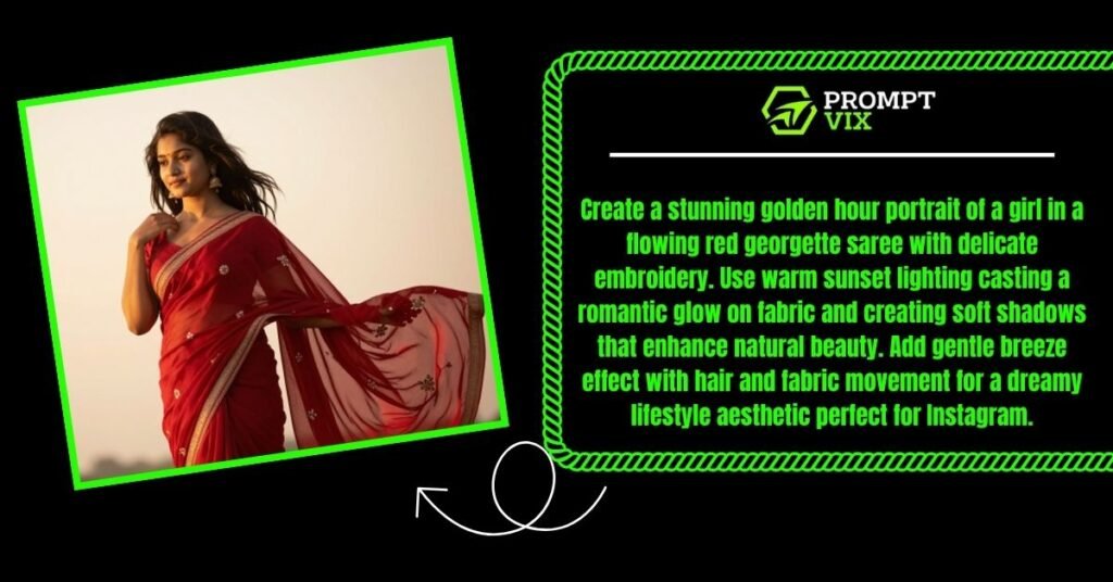 Golden Hour Saree Shots