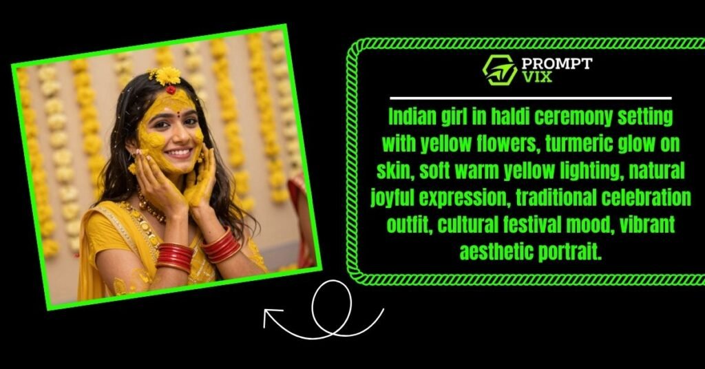 Haldi Ceremony Look: Yellow Aesthetic