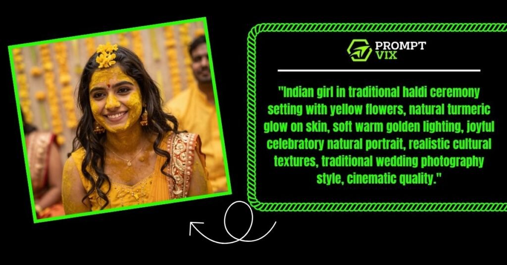 Haldi Ceremony Look: Yellow Aesthetic