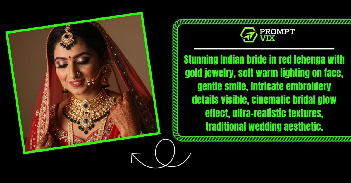 Indian Bridal Glow Portrait