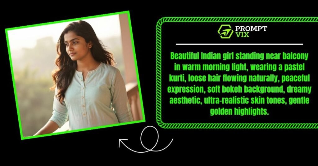 Indian Girl in Soft Morning Sunlight