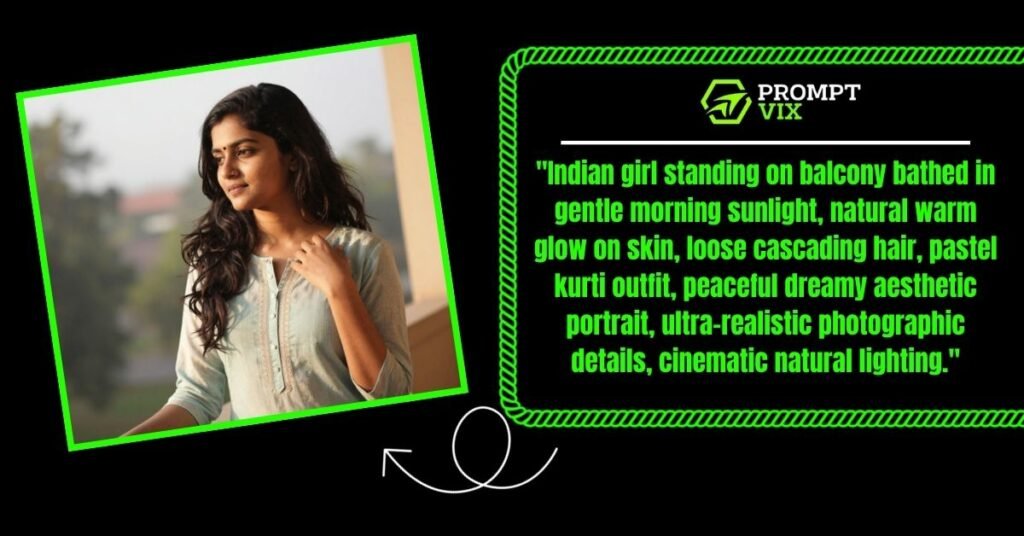 Indian Girl in Soft Morning Sunlight