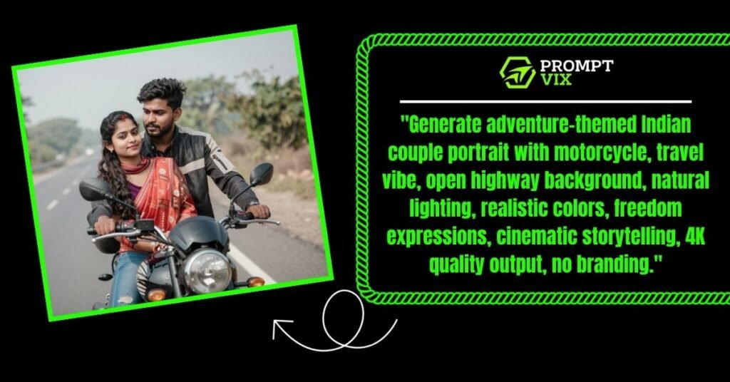 Long Ride Adventure Couple Portrait