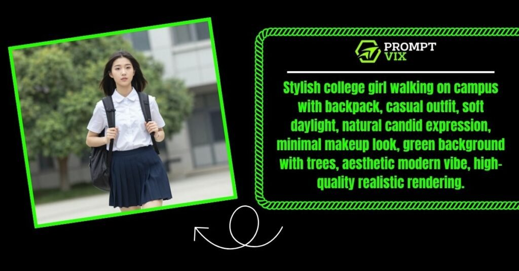 Modern Indian College Girl Aesthetic