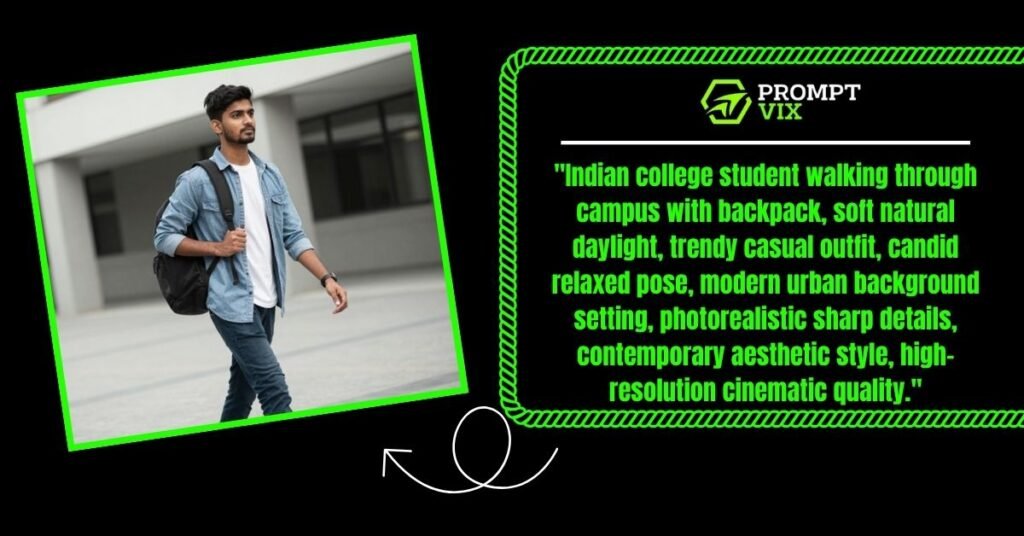 Modern Indian College Girl Aesthetic