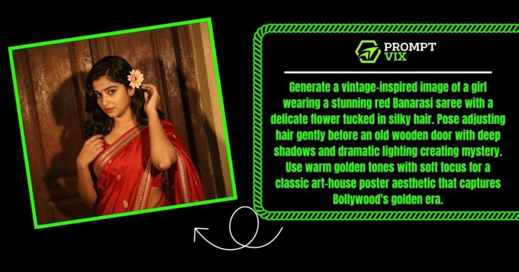 Retro Bollywood Saree Edits