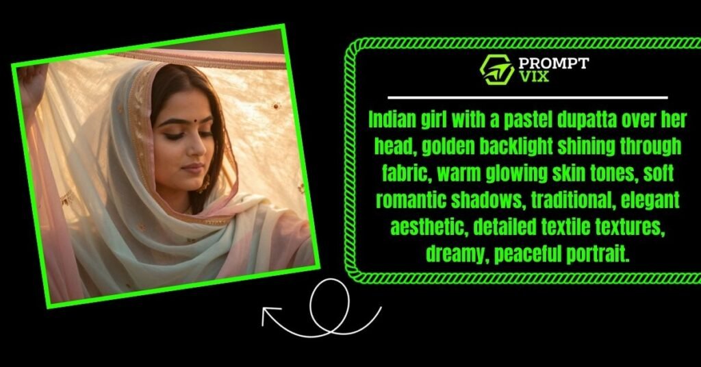 Soft Traditional Aesthetic: Dupatta Glow
