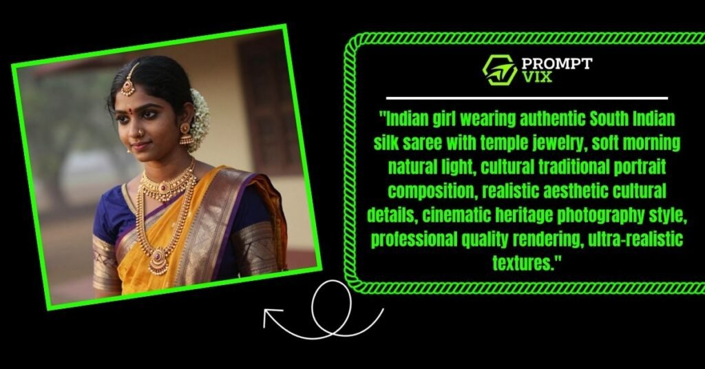 Traditional South Indian Girl Look