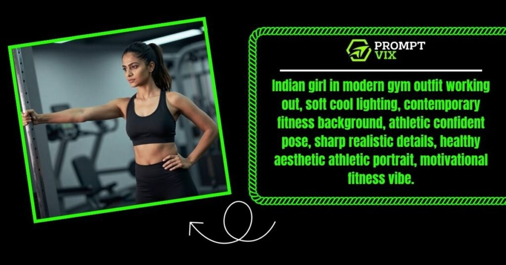 Trendy Gym Look: Indian Fitness Girl
