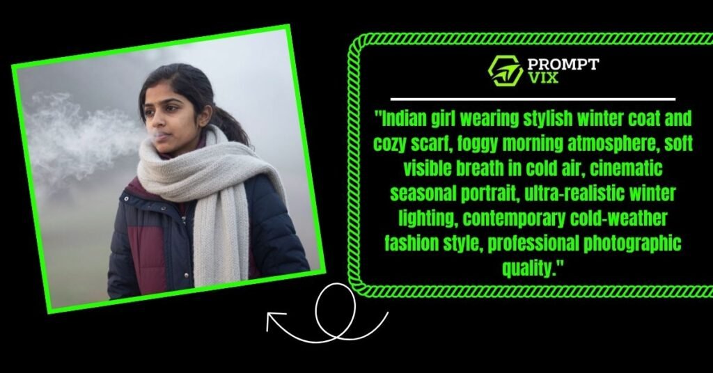 Winter Coat Look: India Cold Day Aesthetic