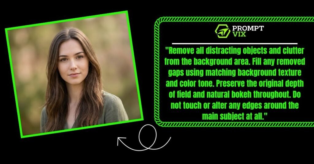 Background Cleanup and Distraction Removal