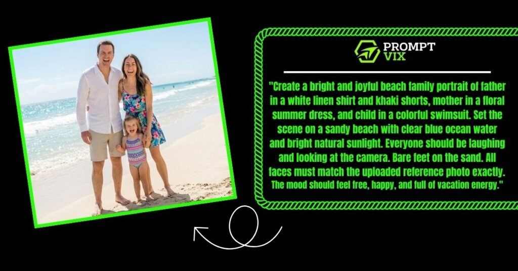Beach Vacation Family Prompt for Gemini AI