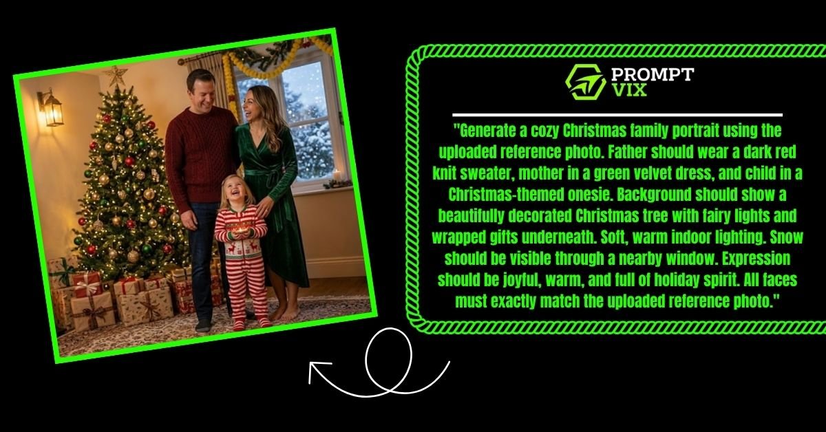 Christmas Family Prompt for Gemini AI Images