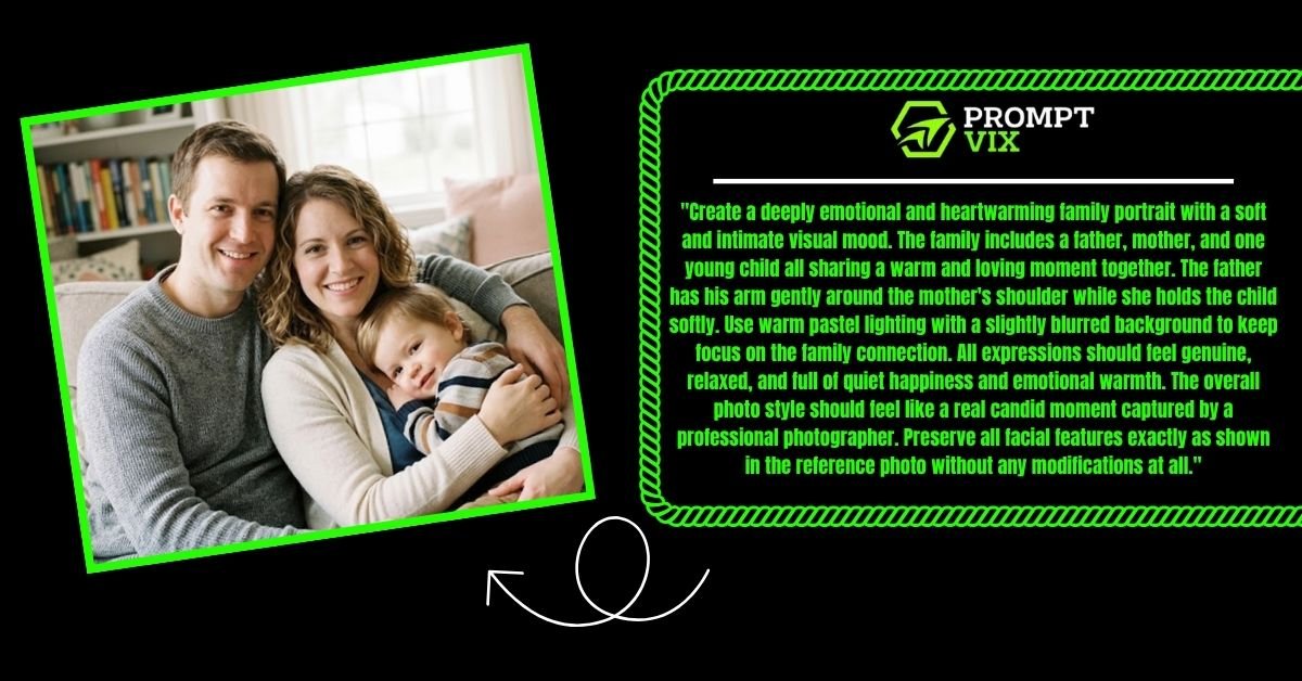 Emotional Family Photo Prompt for Gemini AI