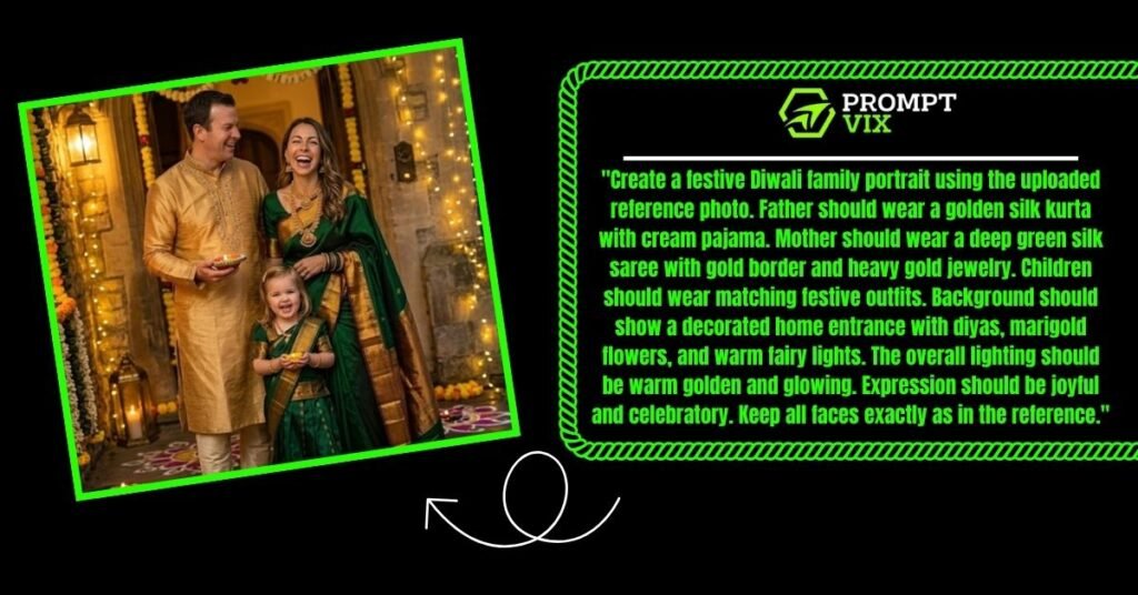 Festive Diwali Family Prompt for Gemini AI