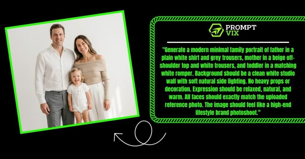 Modern Minimal Family Prompt for Gemini AI