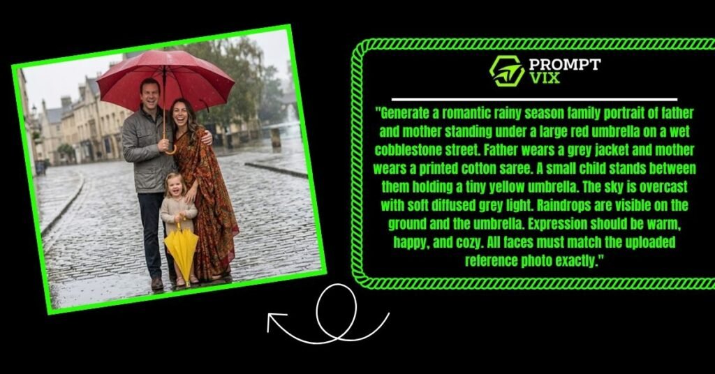 Rainy Season Family Prompt for Gemini AI