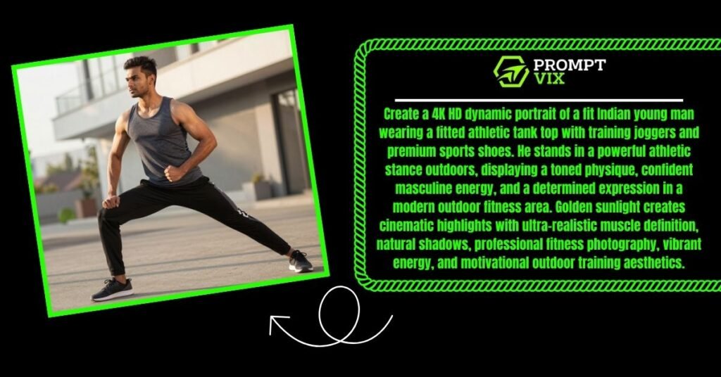 Sunlit Outdoor Fitness Power Look