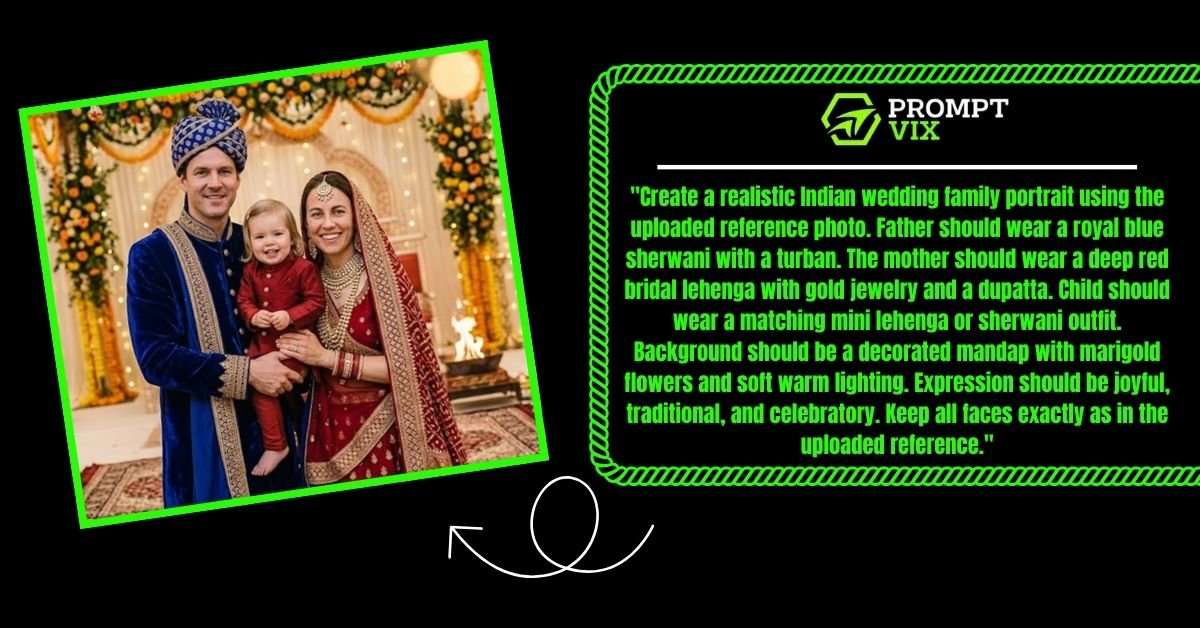 Wedding Style Family Prompt for Gemini AI